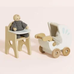 Nursery Dollhouse Furniture Set