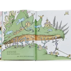 Oh The Places You'll Go by Dr. Seuss Leather-Bound Book