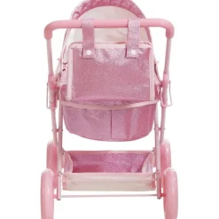 Olivia's Little World Baby Doll Bassinet Pram with Cover