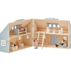 Olivia's Little World Quaint Portable Dolls Cottage & Accessories for 3.5