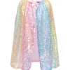 Ombre Sequin Cape - Size 4-6 Years
