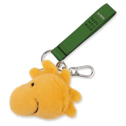 Peanuts Woodstock Fuzzy ECO Yellow Bag Charm - 3.5"