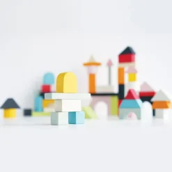 60 Piece Colourful Building Blocks