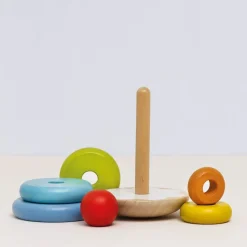 7 Piece Rainbow Stacking Tower