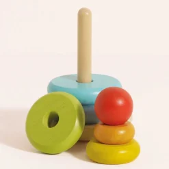 7 Piece Rainbow Stacking Tower