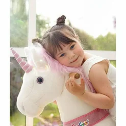 Pink Model U Ride-On Unicorn - 4-7 Years