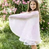 Pink Sequins Twirl Cape - Size 4-6 Years