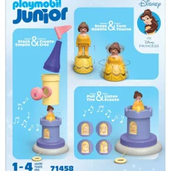 Playmobil Junior & Disney: Belle's Play Tower with Sound Playset