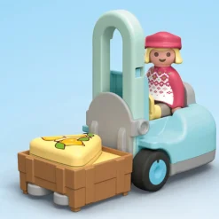 Playmobil Junior: Organic Market Stall & Forklift