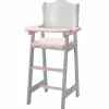Polka Dots Princess Baby Doll High Chair - Grey