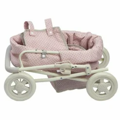 Polka Dots Princess Deluxe Baby Doll Stroller - Pink