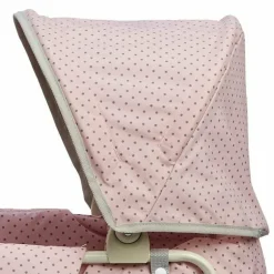 Polka Dots Princess Deluxe Baby Doll Stroller - Pink