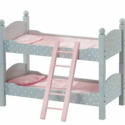 Polka Dots Princess Double Bunk Bed for 18
