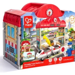 Portable Train Station Set