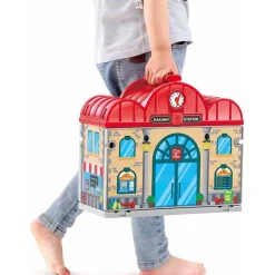 Portable Train Station Set