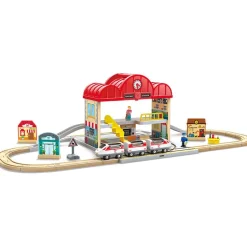 Portable Train Station Set