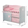Princess Baby Doll Crib with Cabinet and Cubby