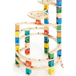 Quadrilla Cyclone Wooden Marble Run Blocks