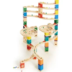 Quadrilla Cyclone Wooden Marble Run Blocks