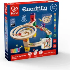 Quadrilla Race to the Finish Marble Run Blocks