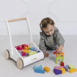 Rainbow Baby Walker & Puzzle - 45 Blocks