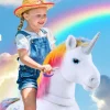 Rainbow Model X Ride-On Unicorn - 4-7 Years