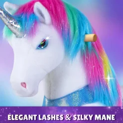 Rainbow Unicorn Model Y Ride on Toy - 3-4 Years