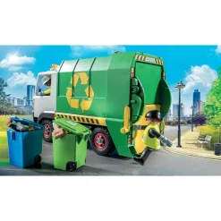 Recycling Truck with Accessories and 2 Figures