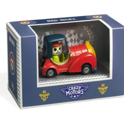 Red Skully Crazy Motors Car Toy