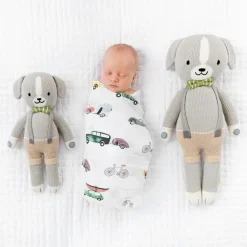 Regular 20" Noah the Dog Hand-Knit Doll