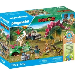 Research Camp with Dinosaurs Playset