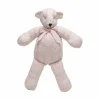 Soft Pink Cable Knit Plush Teddy Bear