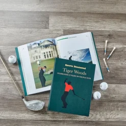 Sports Illustrated Tiger Woods 25 Year Special Edition Leather Book