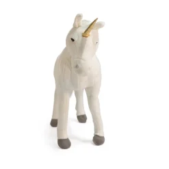 Standing White Unicorn Plush - 31.5"