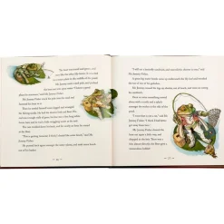 The Classic Tale of Peter Rabbit Book in Tan Bonded Leather