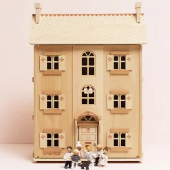 The Grand Natural Wood Doll House