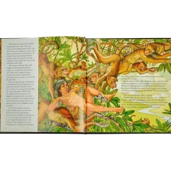 The Jungle Book in Green Bonded Leather