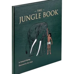 The Jungle Book in Green Bonded Leather