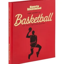The Story of Basketball in 100 Photographs Leather-Bound Book by Sports Illustrated