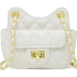 Tiny Quilted Treasure Purse - White