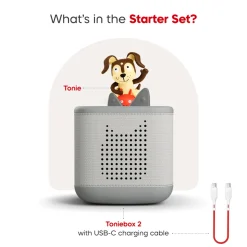 Tonies Playtime Puppy Toniebox 2 Starter Set - Moon Gray