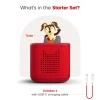 Tonies Playtime Puppy Toniebox 2 Starter Set - Sunset Red