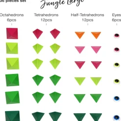 Trido Jungle Large Magnet Building Set - 36 Pieces