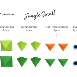 Trido Jungle Small Magnet Building Set - 12 Pieces