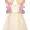 Valerie Fairy Costume Dress & Wings Set - 5-7 Years