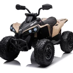24V Can Am Renegade 1-Seater ATV Ride On - Khaki