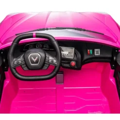 24V Corvette C8 2-Seater Ride On Car - Pink