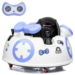 6V Hello Kitty Space Explorer Bumper Car with Remote Control