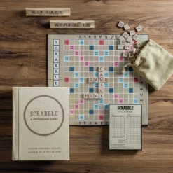 Vintage Bookshelf Games 3-Pack: Monopoly, Scrabble, Clue