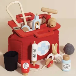Vintage Doctor Roleplay Wooden Kit - 10 Piece